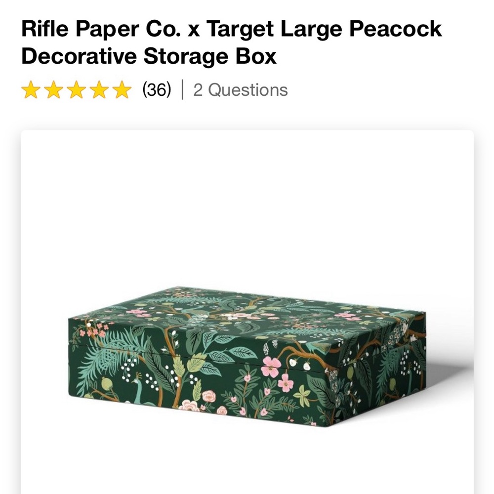 Rifle Paper Co. x Target box - large